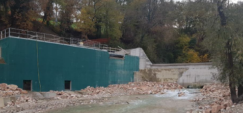 Interni della centrale di Fabriano