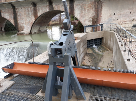 Dettaglio turbine centrale di Fabriano