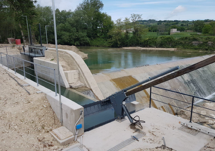 Dettaglio turbine centrale di Fabriano