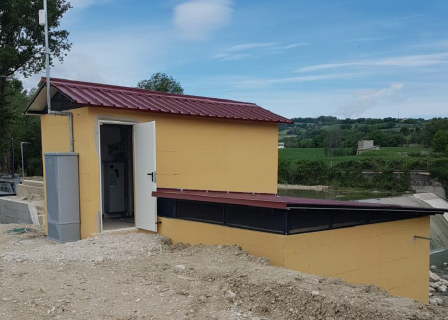 Centrale di Fabriano - vista frontale